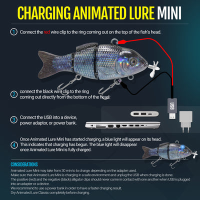 Animated Lure - the world's first self-swimming fishing lure