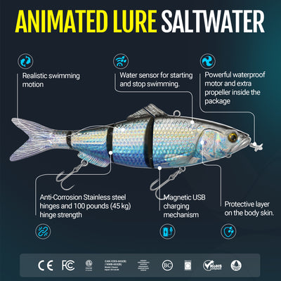 Animated Lure Salt Water features