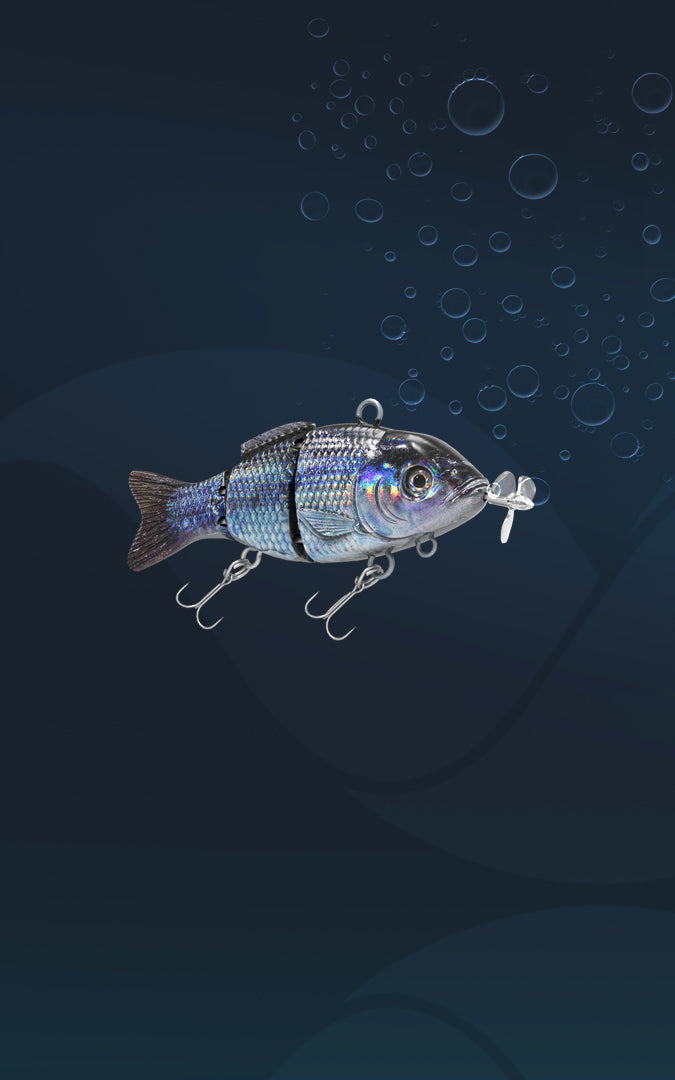 Animated Lure - the world's first self-swimming fishing lure Animated Lure - the world's first self-swimming fishing lure