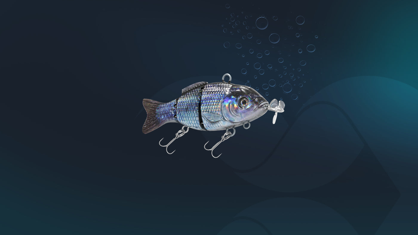 Animated Lure - the world's first self-swimming fishing lure Animated Lure - the world's first self-swimming fishing lure